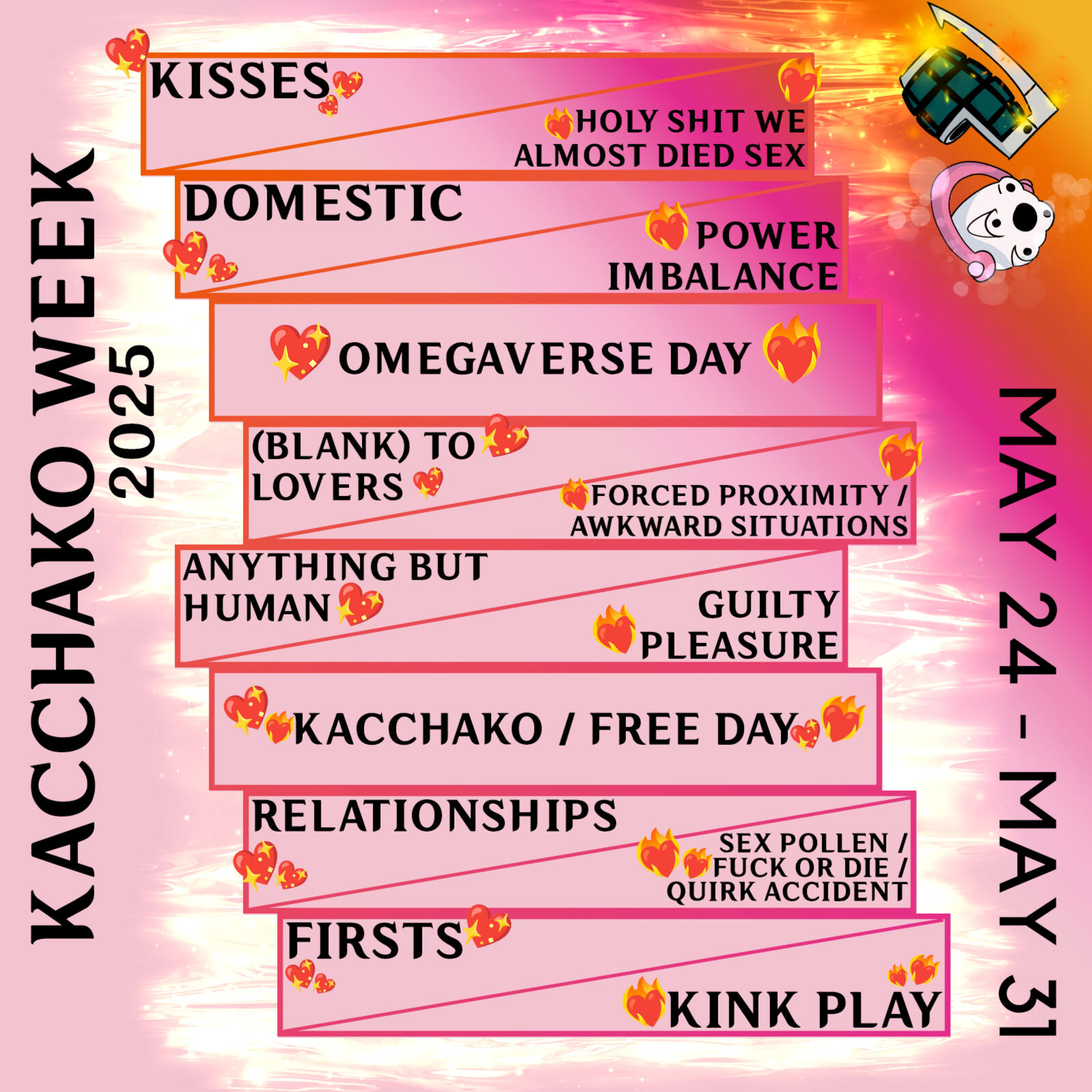 Kacchako Week 2025 Prompts